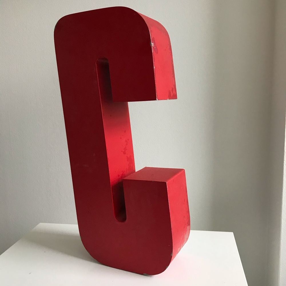 Metal type “C” vintage